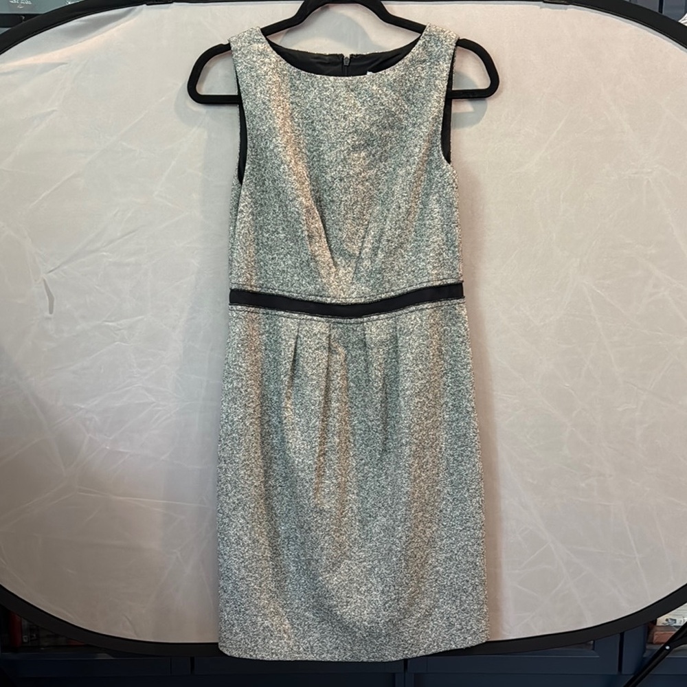 LOFT Sheath Midi Dress V-Neck Sleeveless